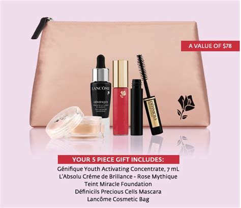 bay lancome gift with purchase.